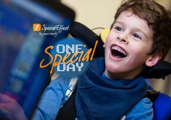 We're supporting SpecialEffect for 'One Special Day'