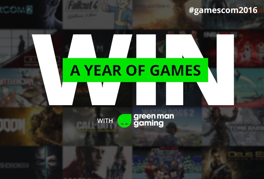 Win a year’s worth of games! #Gamescom2016