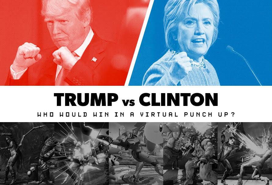 Trump Vs Clinton: Who Would Win In A Virtual Punch Up?