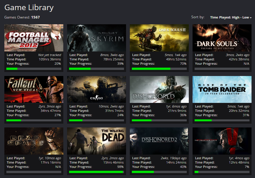 GMG game Library