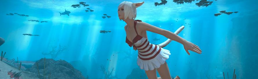 Final Fantasy XIV: Stormblood Swimming