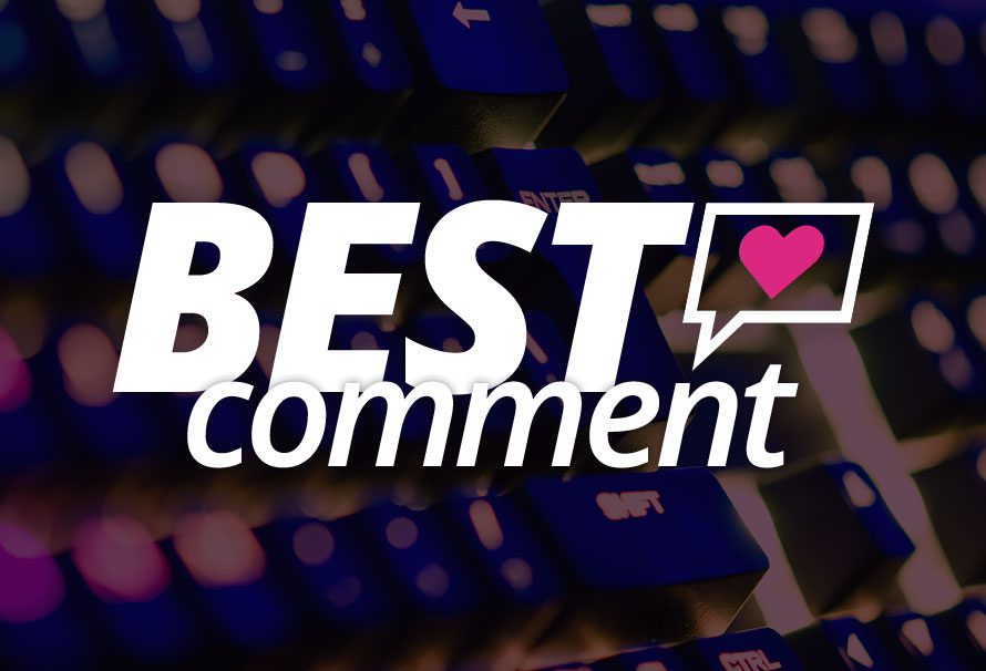 Best Comment of the Week! – 01/12