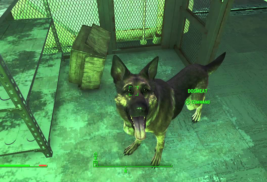 fallout 4 put armor on dogmeat