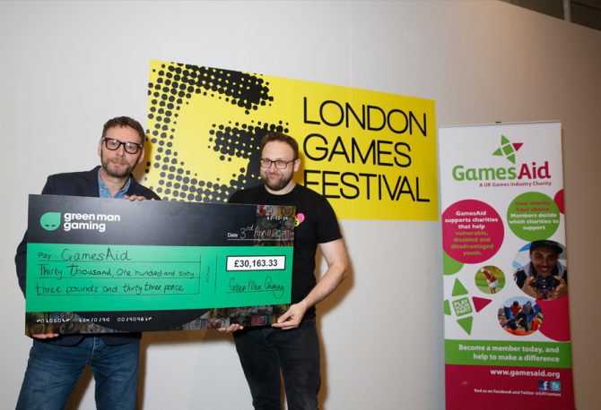 Green Man Gaming raises over £30,000 for GamesAid