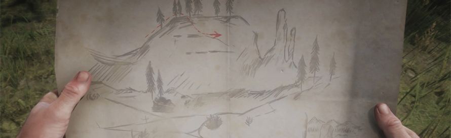 Red Dead Redemption 2: Le Tresor Des Morts treasure maps and location